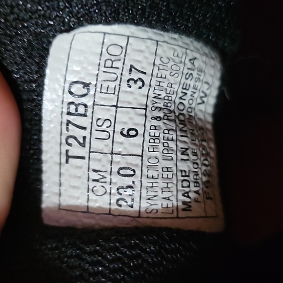 Asics SZ 6 Black/Pink Camouflage Running/Training Sneakers - Picture 10 of 10